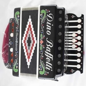 Baffetti ART.22 Organetto 2 Bassi Nero con Astuccio