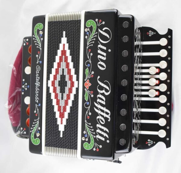 Baffetti ART.22 Organetto 2 Bassi Nero con Astuccio