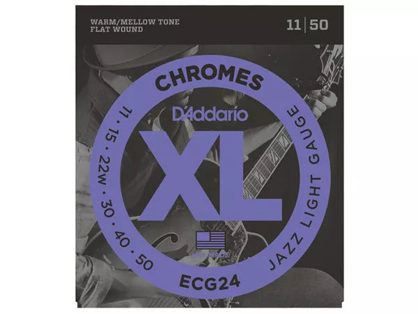D'ADDARIO ECG24 Chromes Jazz Light