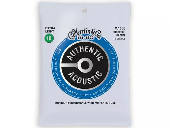 MARTIN MA500 Authentic SP Phosphor Bronze 12-Strings Extra Light