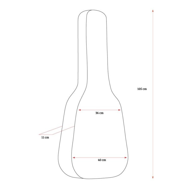 TOBAGO GB45C CUSTODIA PER CHITARRA CLASSICA - immagine 6